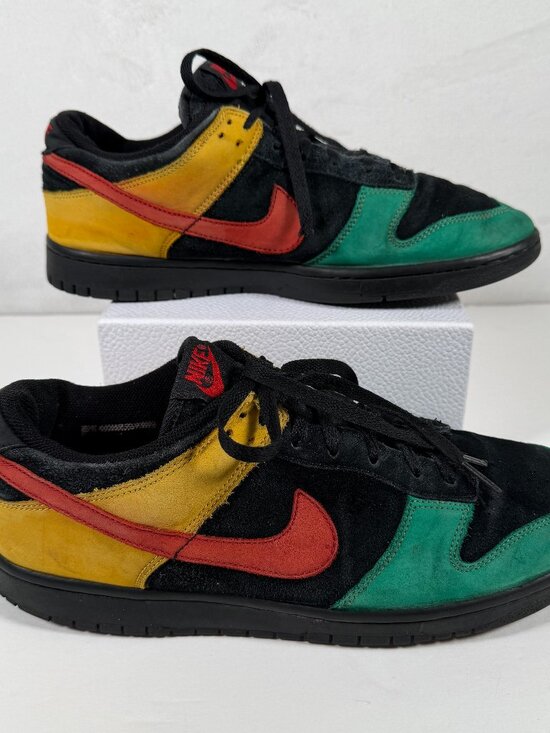 Nike Other - VTG Nike Dunk Low CL Rasta Jamaica Shoes Men Size 11 Black Pine Green 00s GUC
